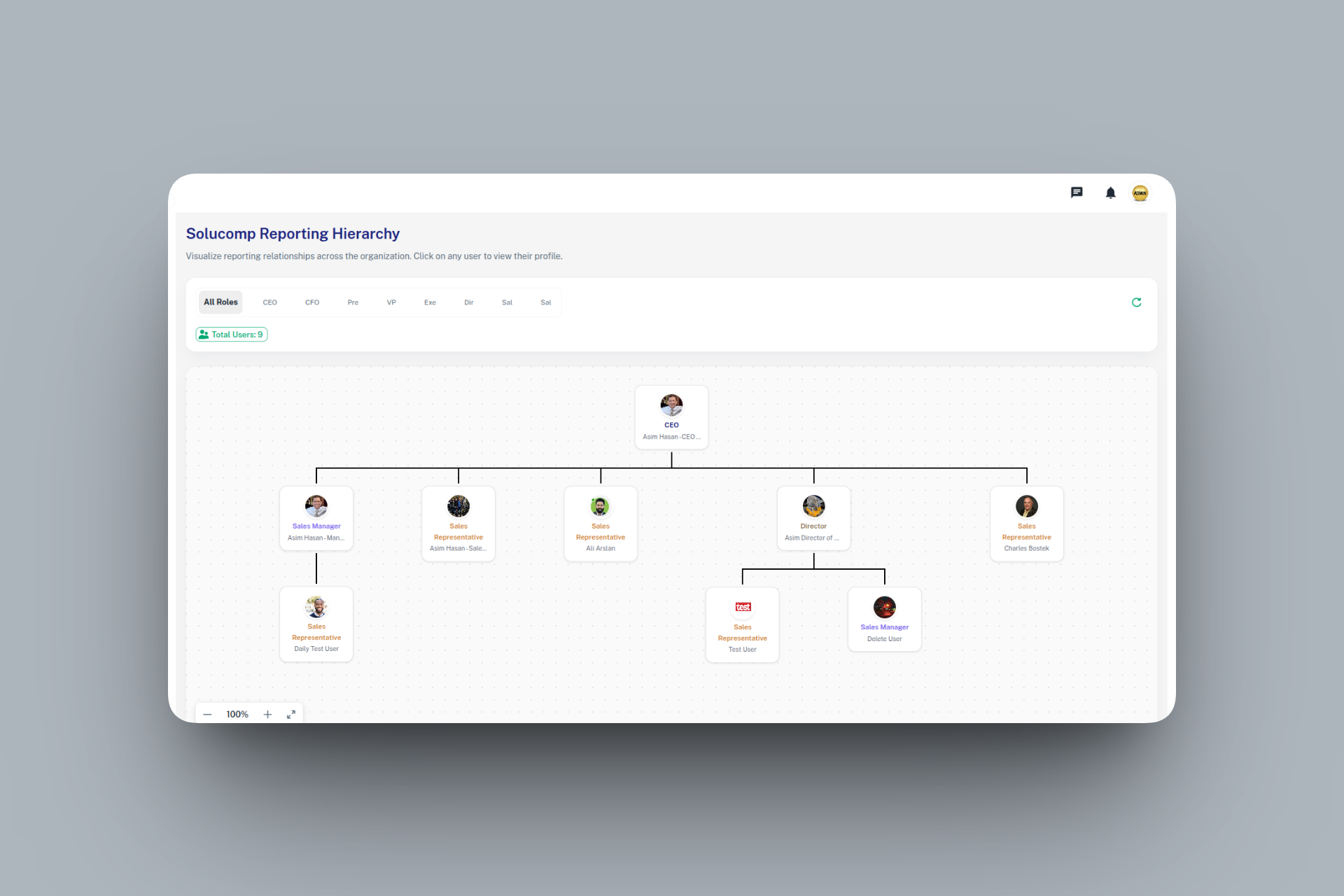 CCMS (Client Contact Management System) interface detail 3